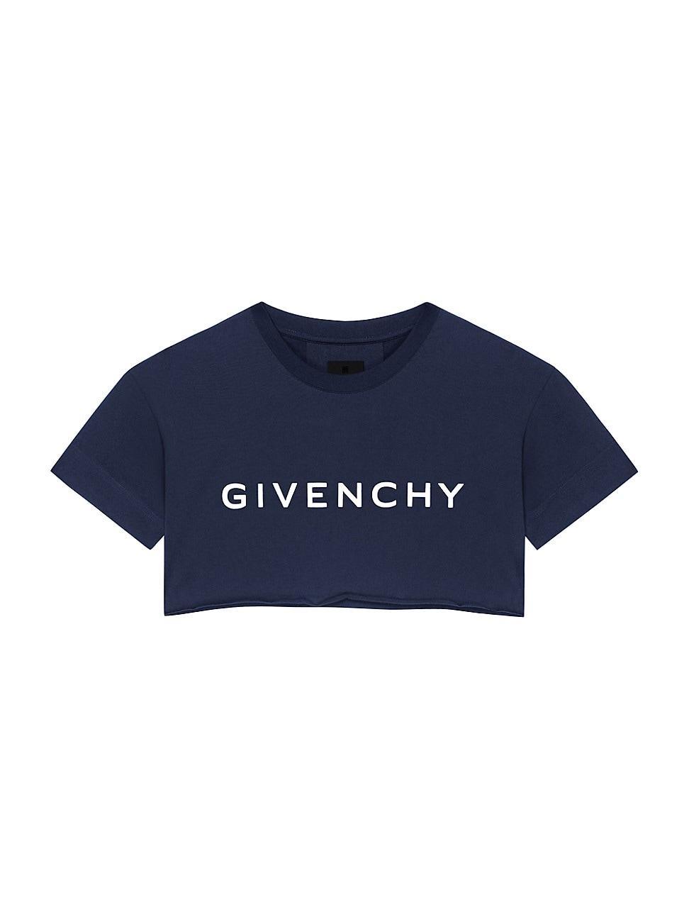 Givenchy Logo Crop Graphic Tee Product Image