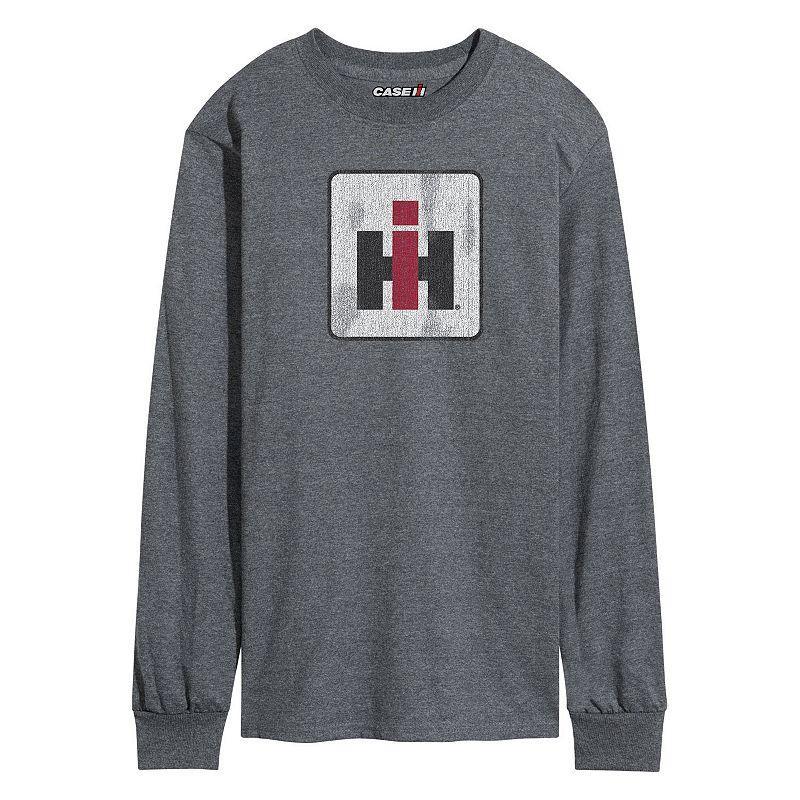 Mens Case IH Logo Distressed Long Sleeve Product Image