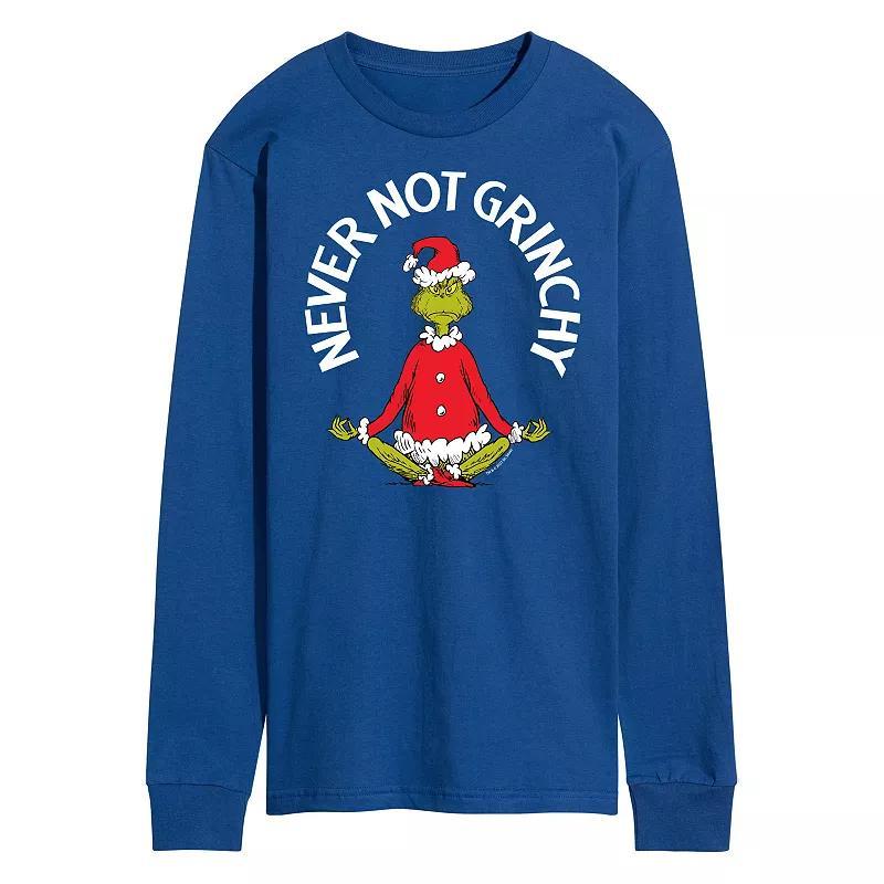 Mens Dr. Seuss Grinch Never Not Grinchy Long Sleeve Tee Product Image