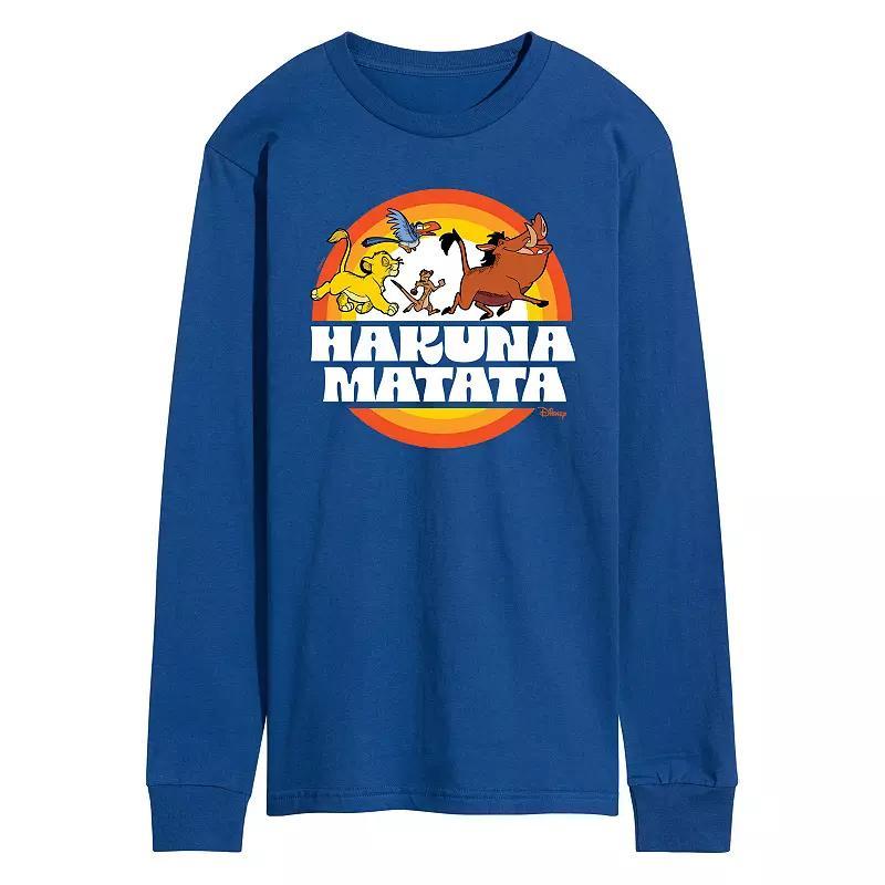 Disneys The Lion King Mens Hukana Matata Long Sleeve Graphic Tee Product Image