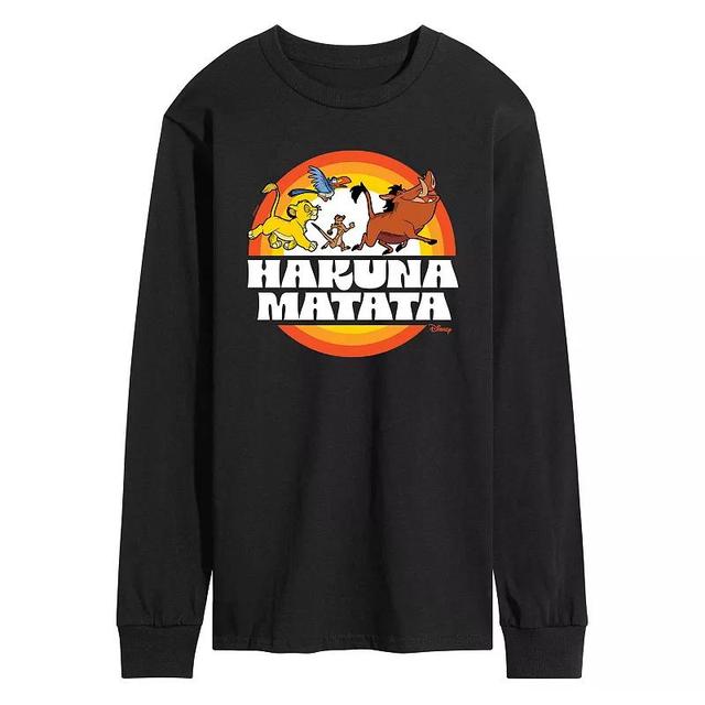 Disneys The Lion King Mens Hukana Matata Long Sleeve Graphic Tee Product Image