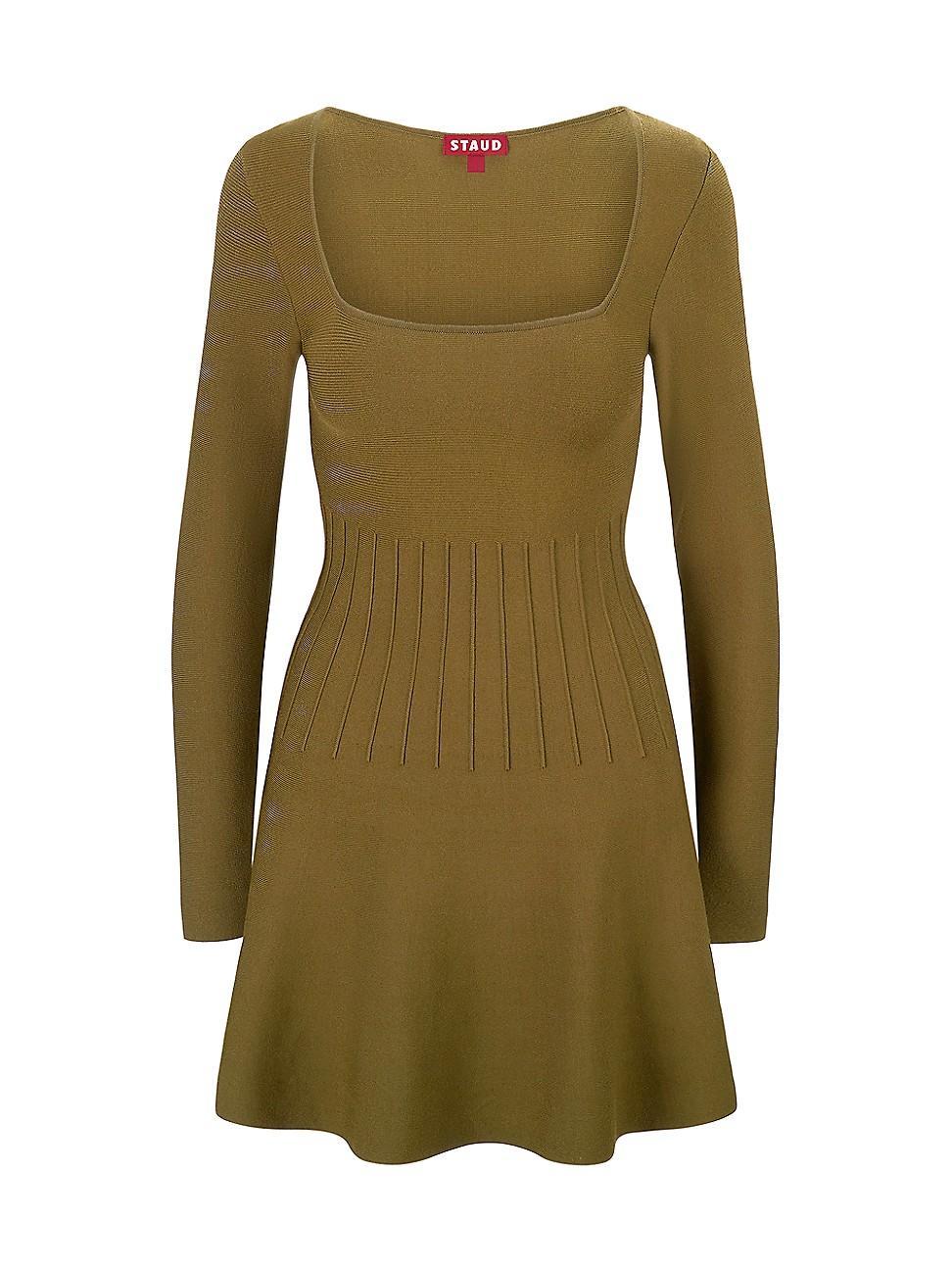 Womens Deora Knit Fit & Flare Long-Sleeve Minidress Product Image