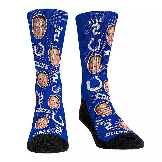 Mens Rock Em Socks Matt Ryan Indianapolis Colts Football Guy Crew Socks Product Image