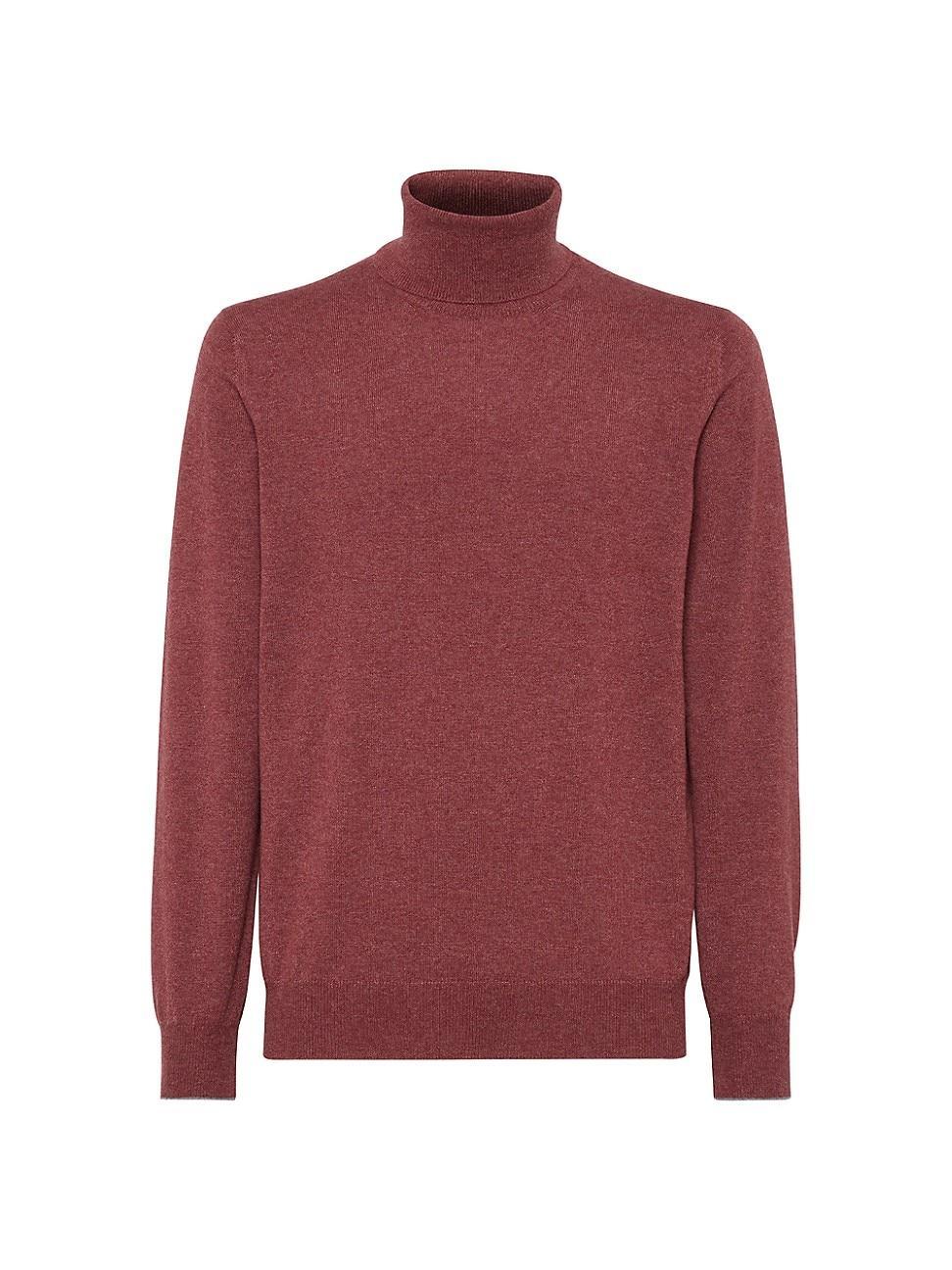 Mens Cashmere Turtleneck Sweater Product Image