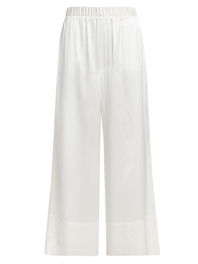 Womens Kay Silk Wide-Leg Pants Product Image