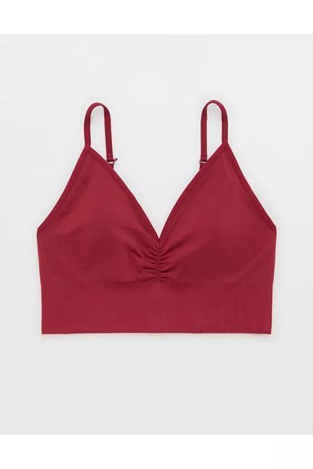 Superchill Seamless Mix Ruched Bralette Women's Product Image