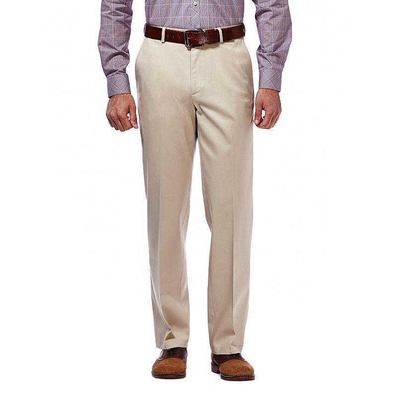 Haggar Premium No Iron Straight Fit Flat Front Khakis, 34 32 Product Image