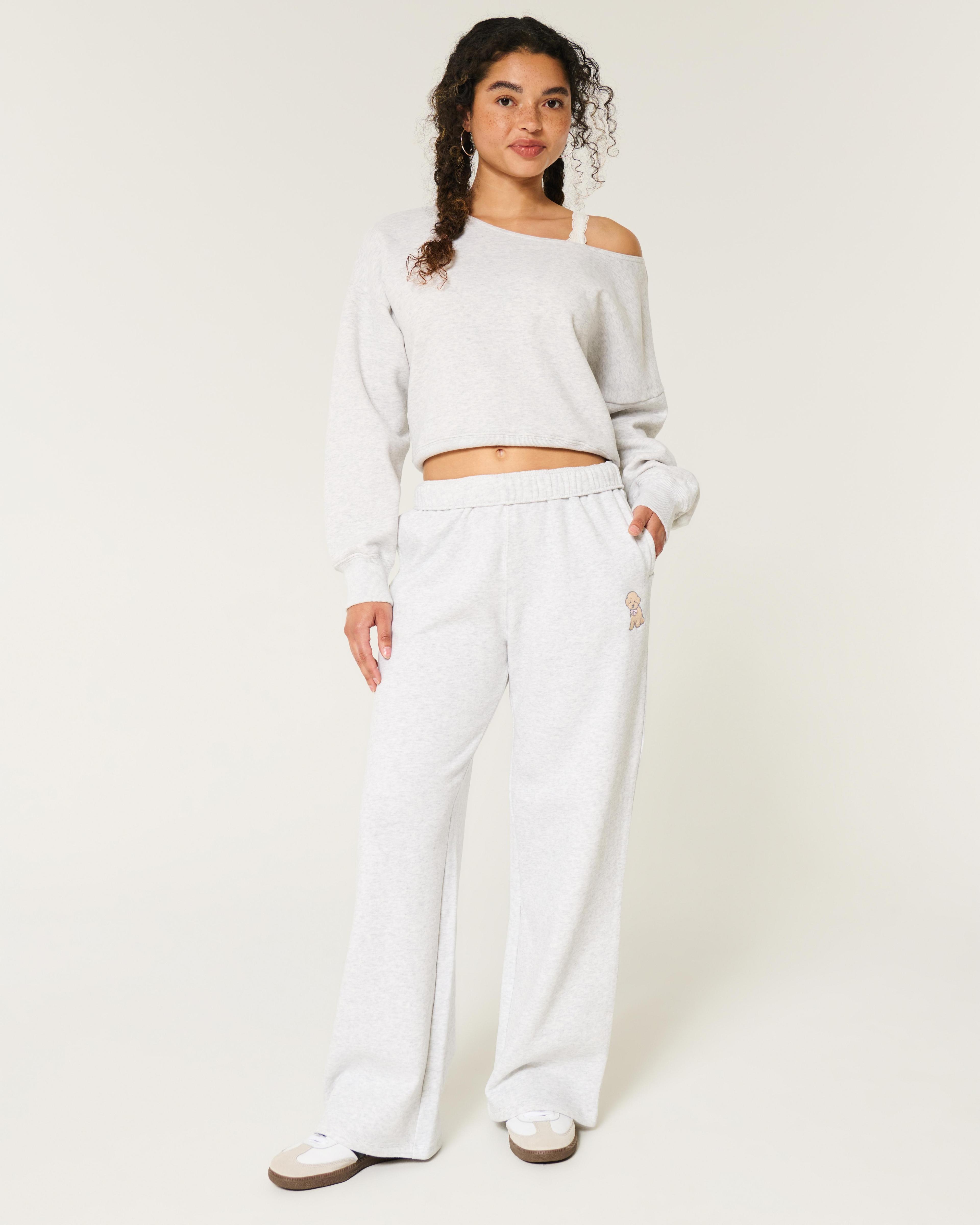 XOXO Graphic Wide-Leg Sweatpants Product Image