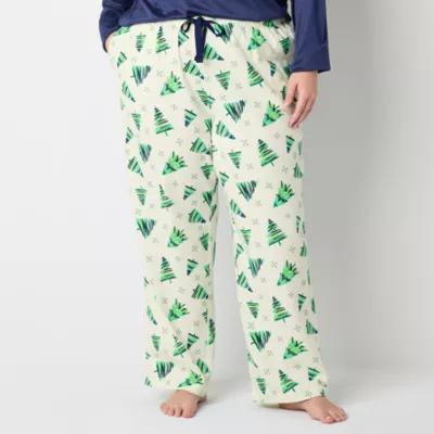 Sleep Chic Womens Plus Flannel Pajama Pants product image