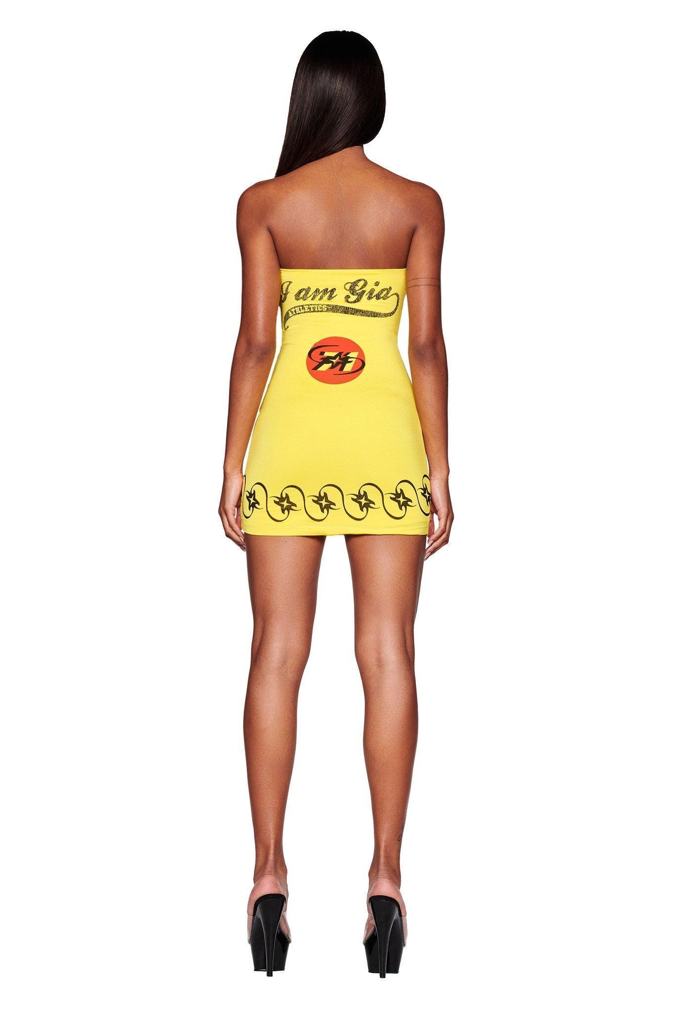 KAYLA DRESS - YELLOW Product Image