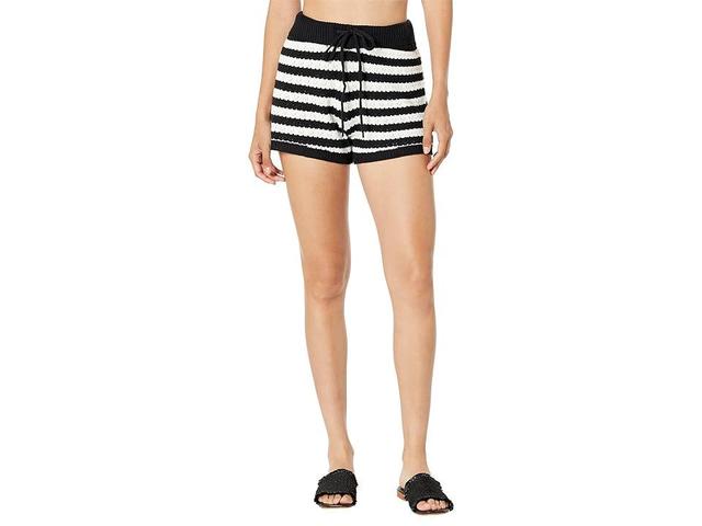 Beach Riot Balboa Shorts White Stripe) Women's Shorts Product Image