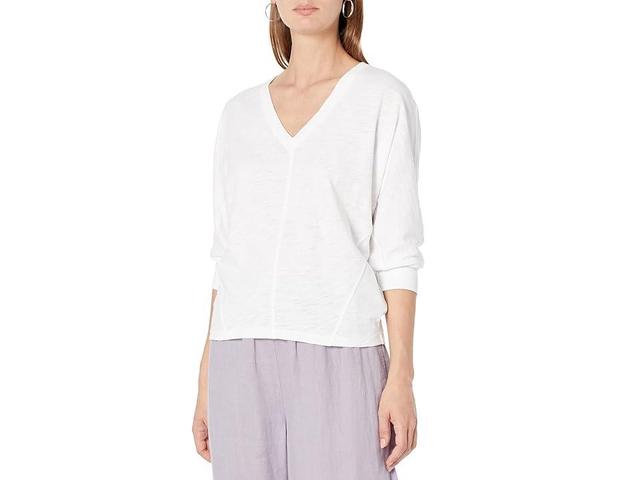 Lilla P V-Neck Dolman with Seam Detail Women's T Shirt Product Image