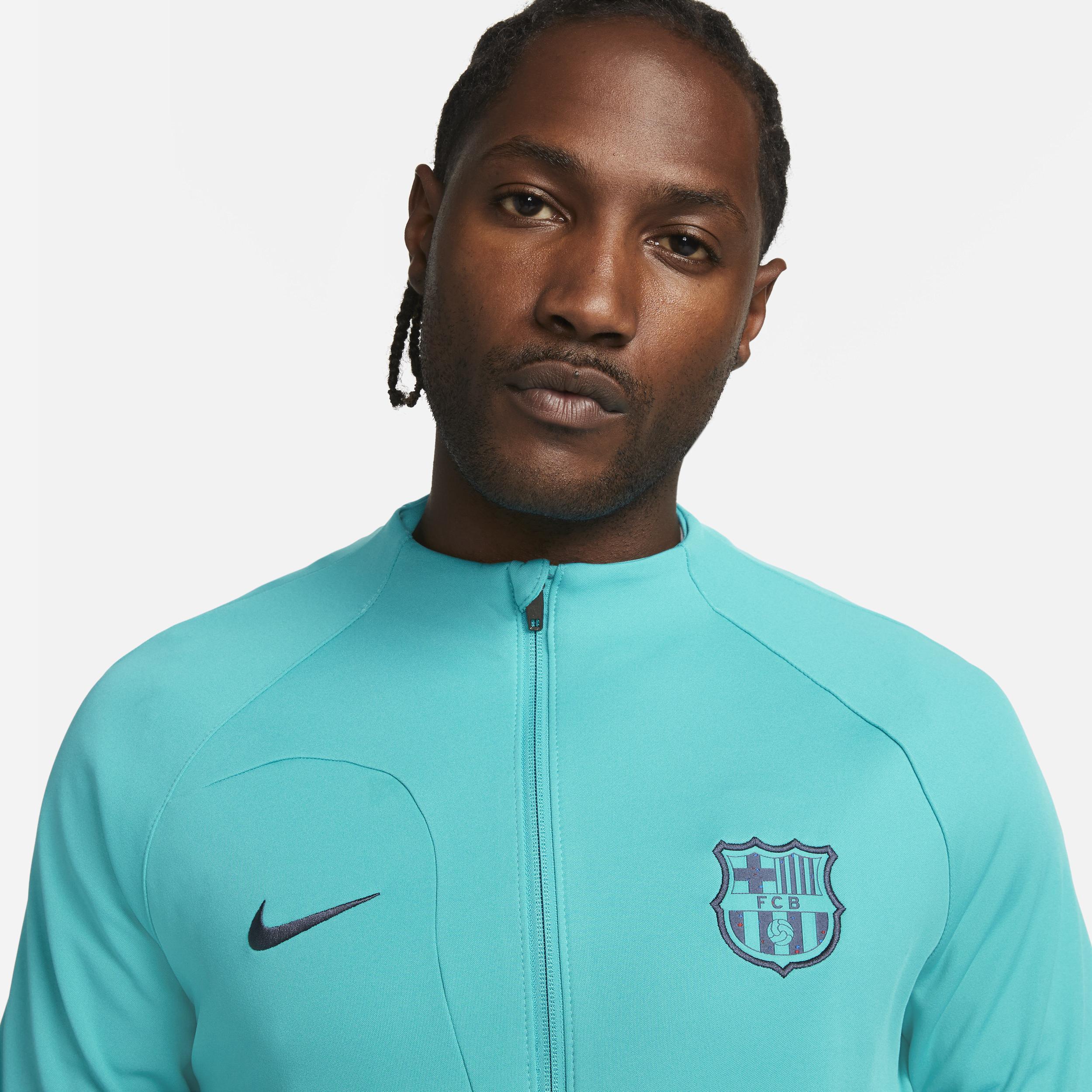 Mens Nike Turquoise Barcelona 2023 Academy Pro Anthem Full-Zip Jacket Product Image