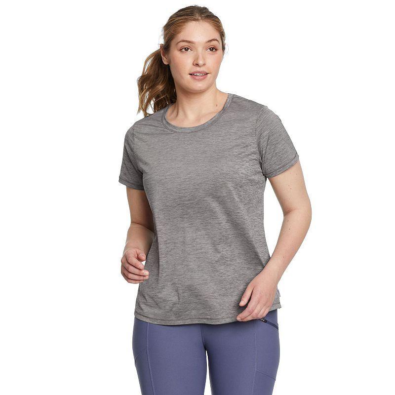 Womens Eddie Bauer Resolution Short Sleeve Tee Dark Grey Product Image