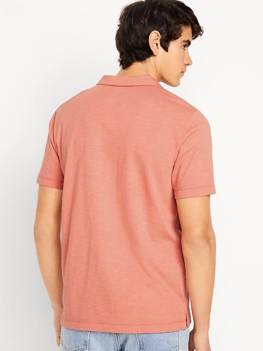 Classic Fit Slub-Knit Polo Product Image