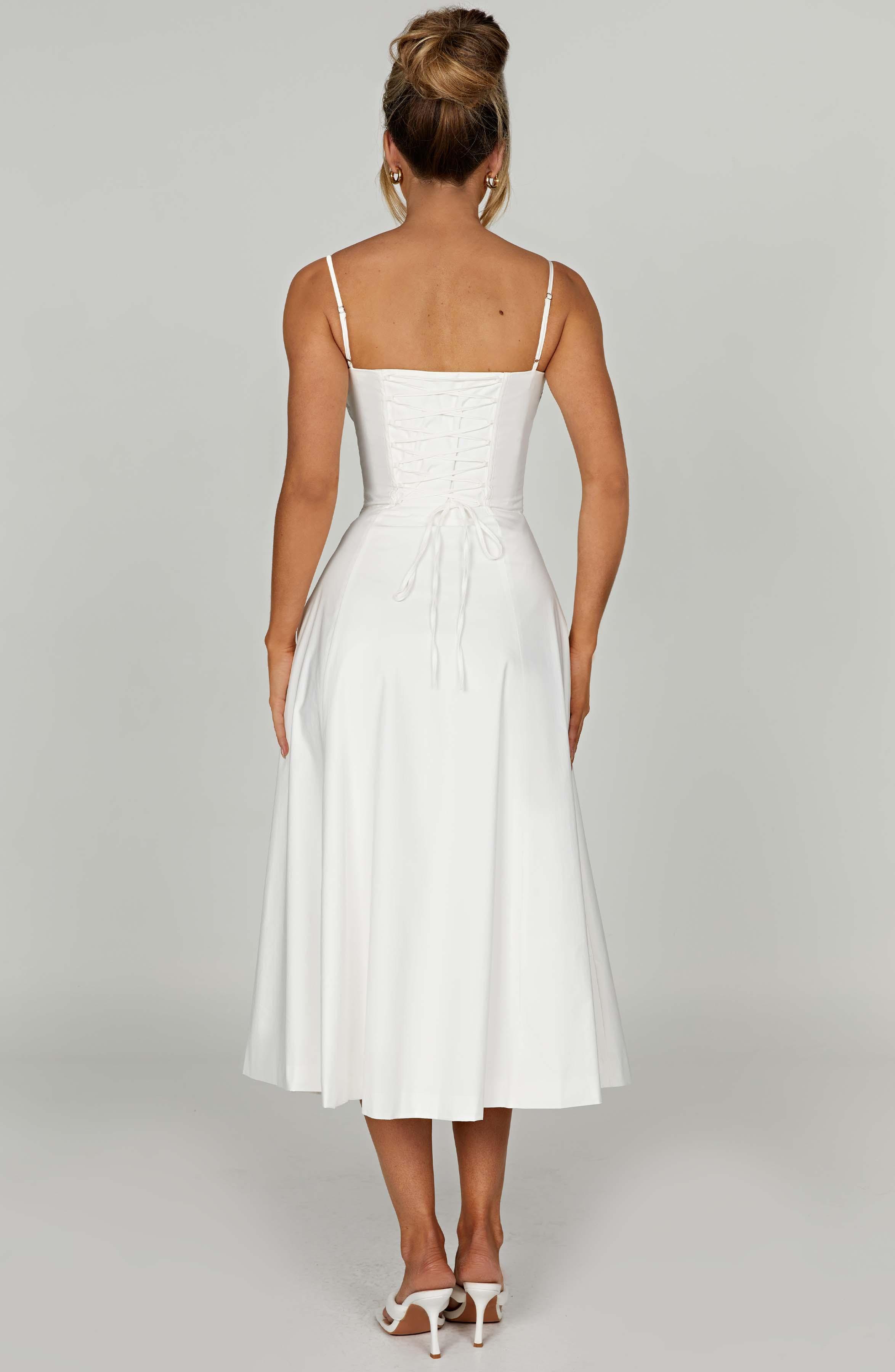 Deanna Midi Dress - Ivory Product Image