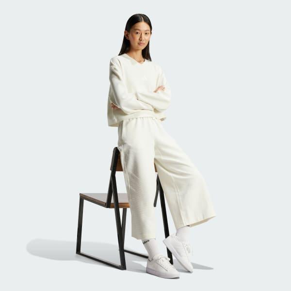 ALL SZN Rib 7/8-Length Wide Leg Pants Product Image