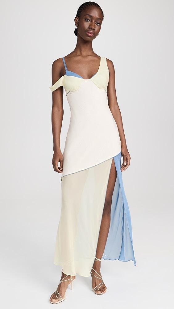 SIR. Thames Splice Midi Dress | Shopbop Product Image