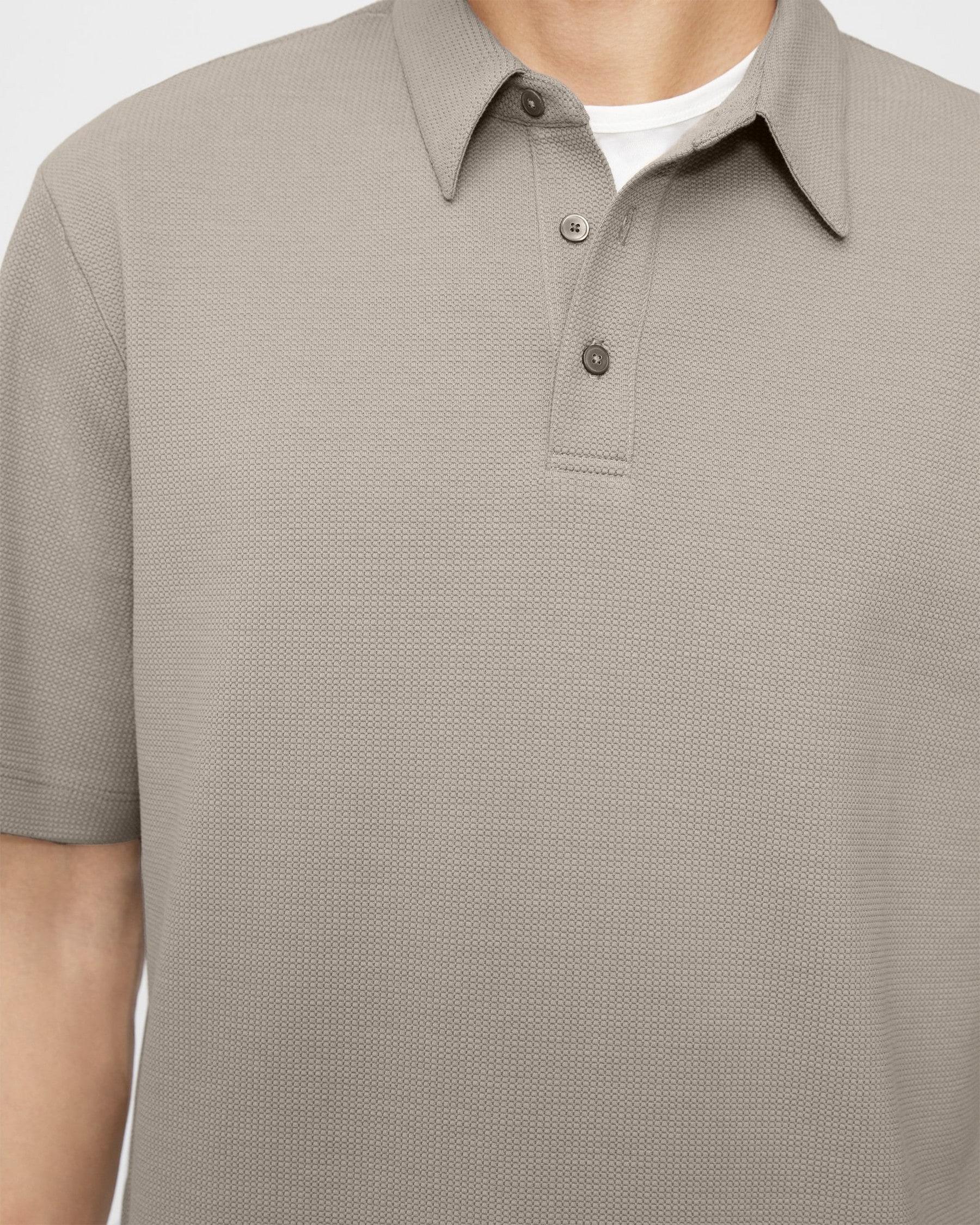 Ryder Short-Sleeve Polo in Waffle Knit Product Image