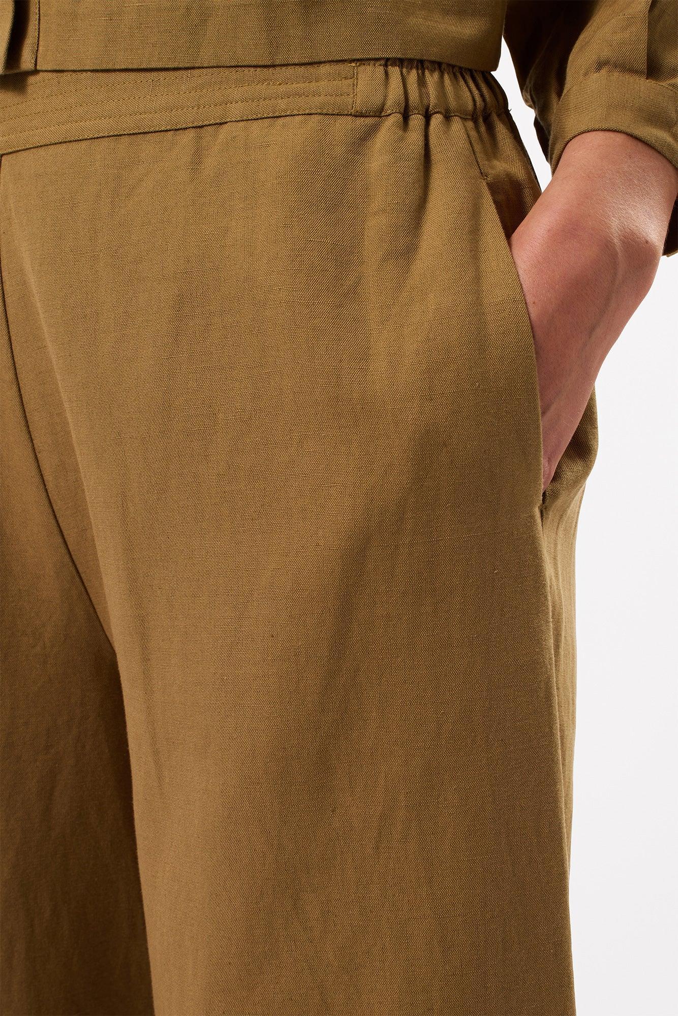 Malia Cotton Linen Pant - Elm Product Image