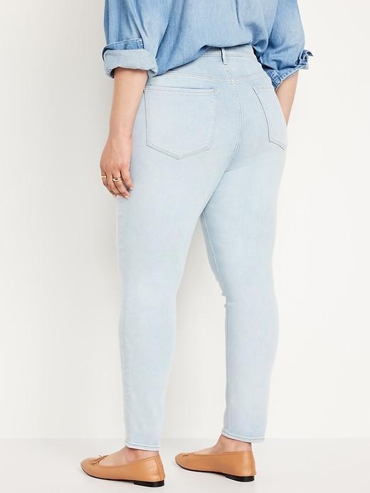 High-Waisted Rockstar Super-Skinny Jeans Product Image