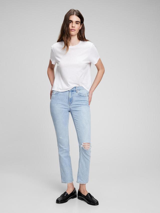 Mid Rise Vintage Slim Jeans with Washwell Product Image