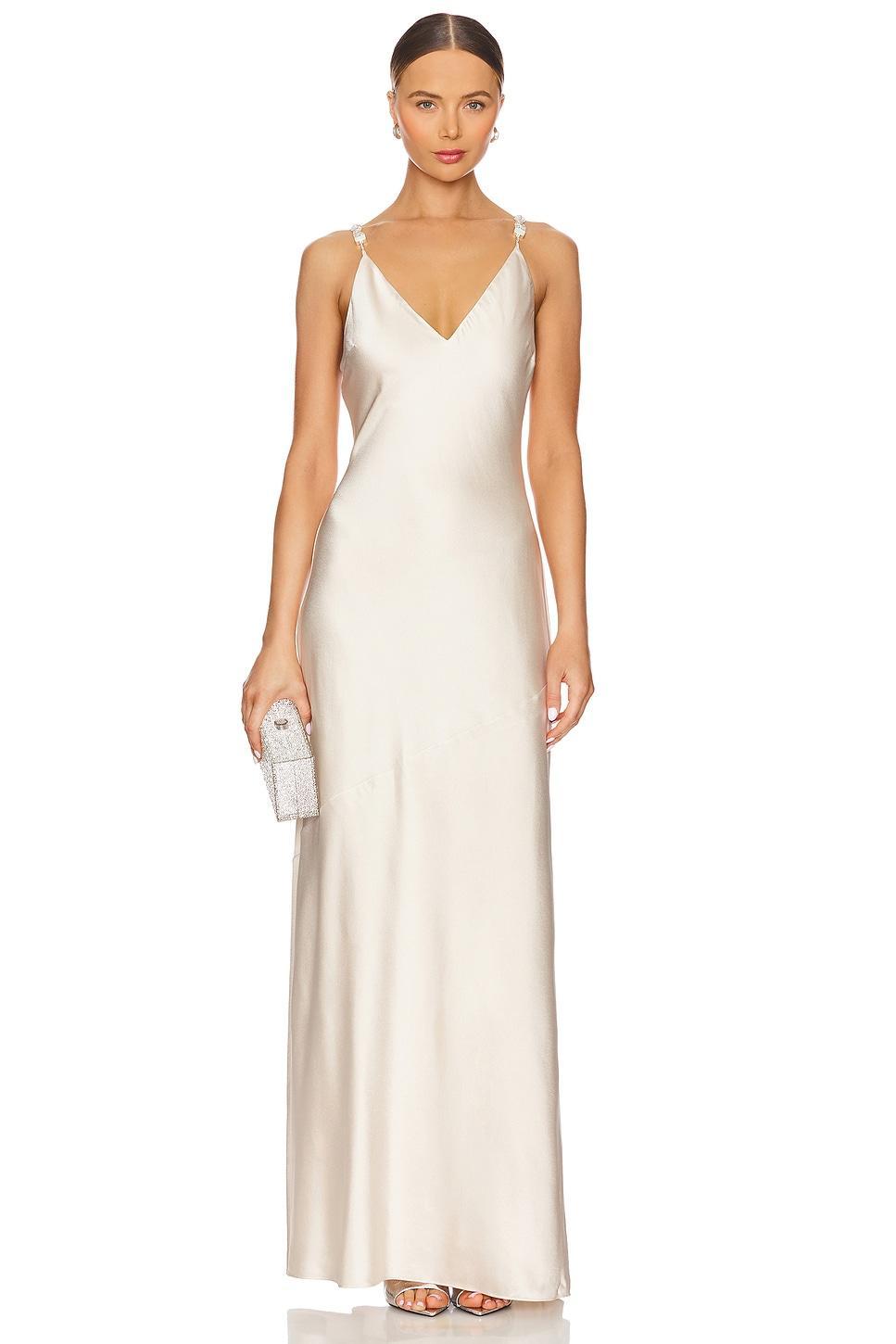 Saint Crystal Strap Gown L'AGENCE Product Image