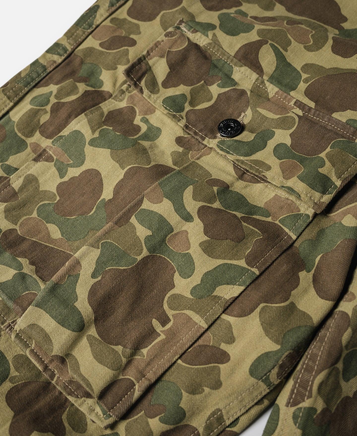 US Army M-1943 Herringbone Cotton Camouflage Pants (Modified) Product Image