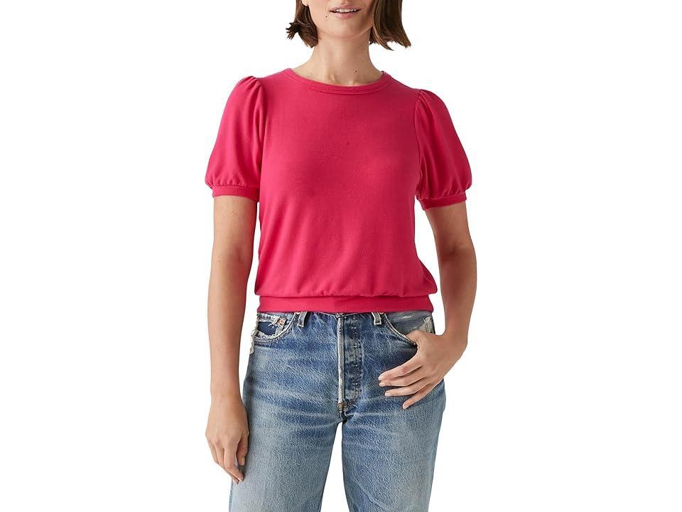 Michael Stars Elise Puff Sleeve Top (Dark Voltage) Women's Clothing product image