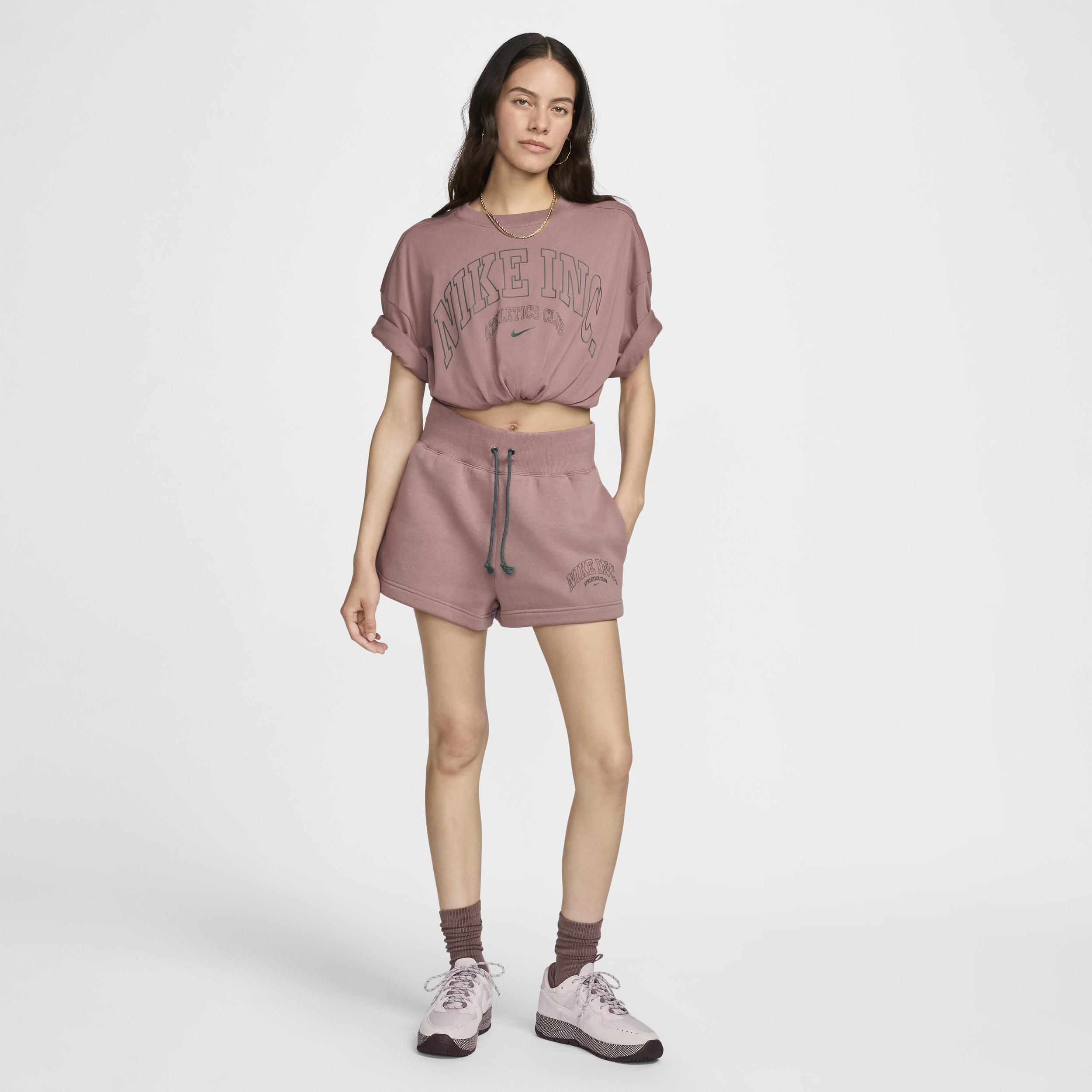 Women's Nike Sportswear Phoenix Fleece High-Waisted Shorts Product Image