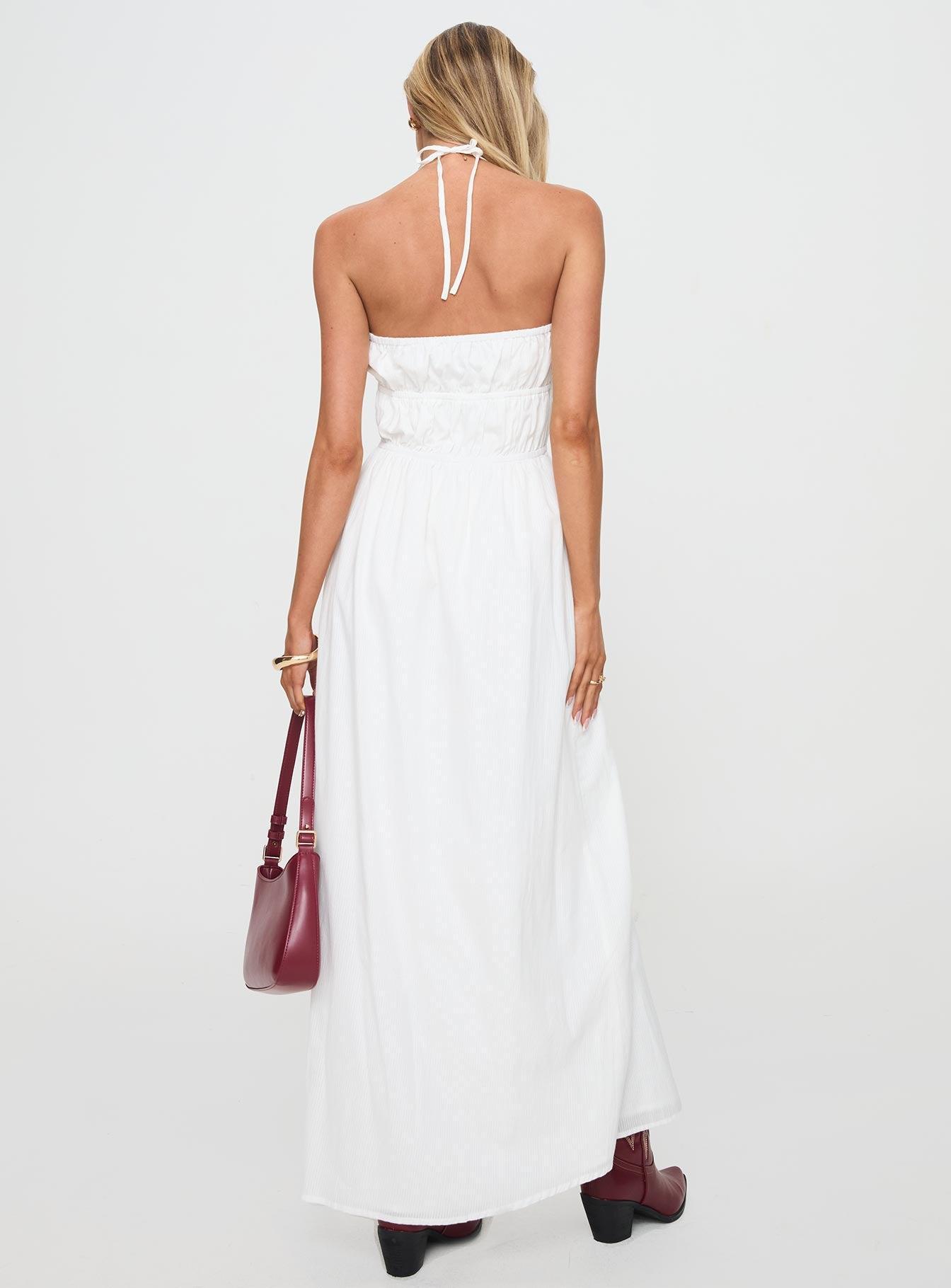 Dalston Maxi Dress White Product Image