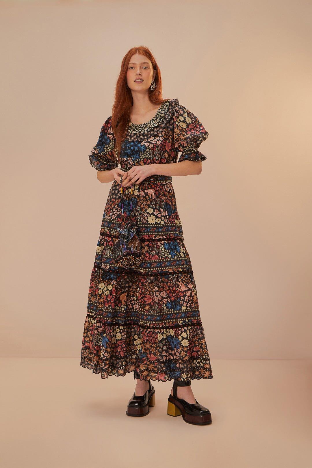 Black Jujus Garden Maxi Dress Product Image