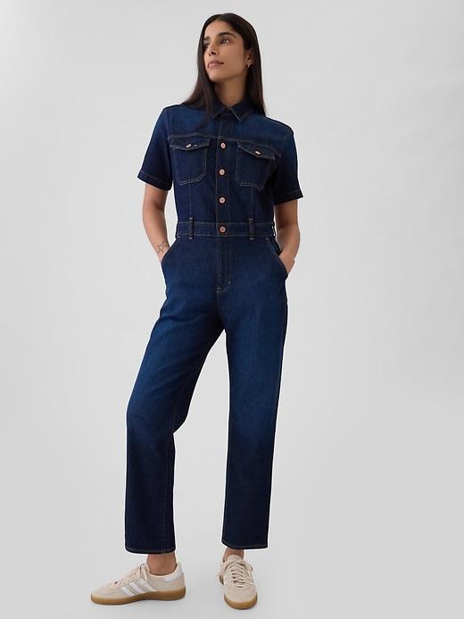 Denim Jumpsuit Product Image