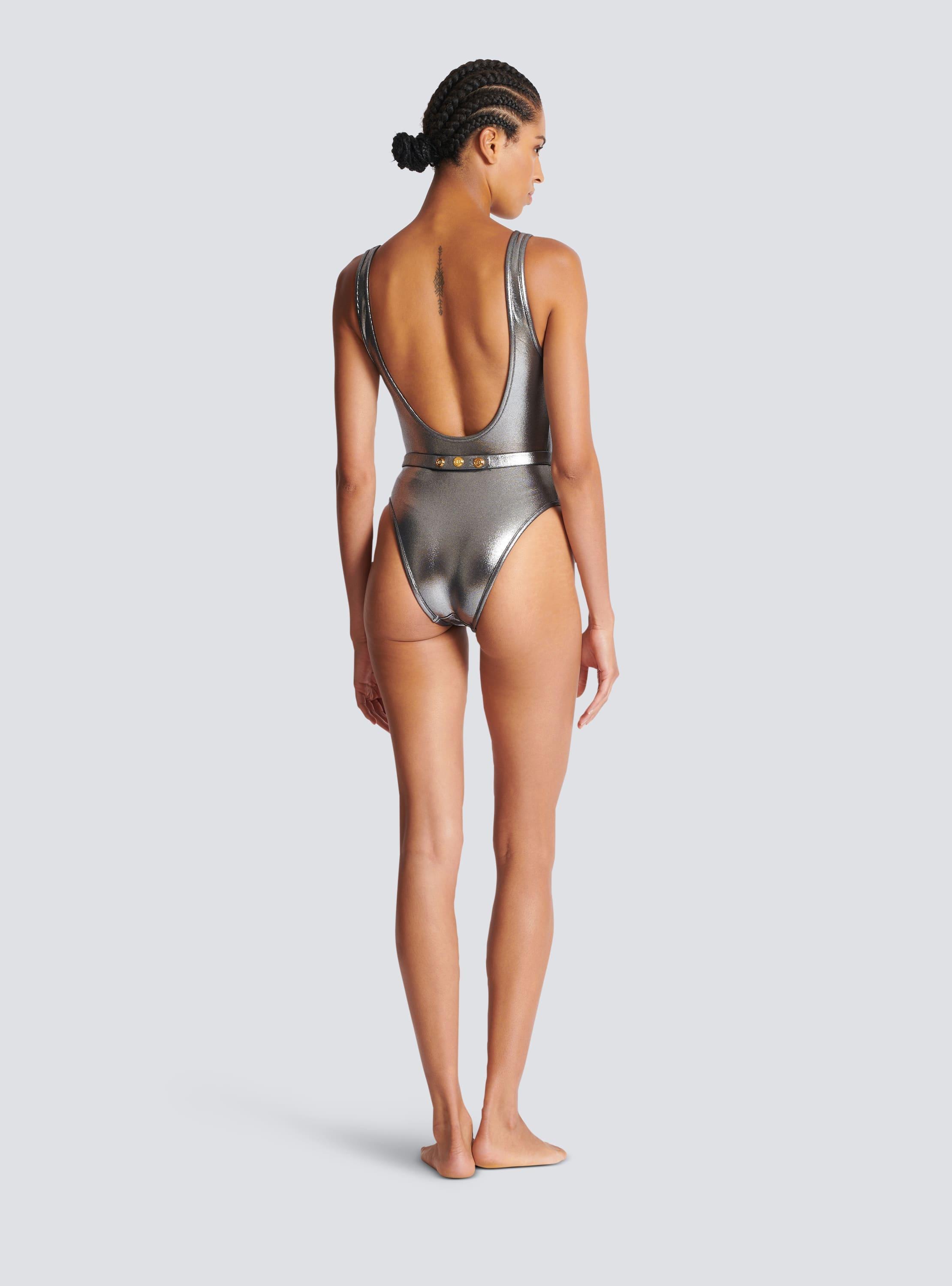 B metallic swimsuit Product Image