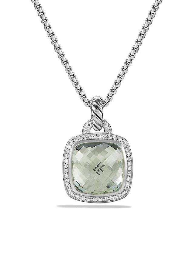 Albion Pendant with Diamonds in Silver, 18.8mm Product Image