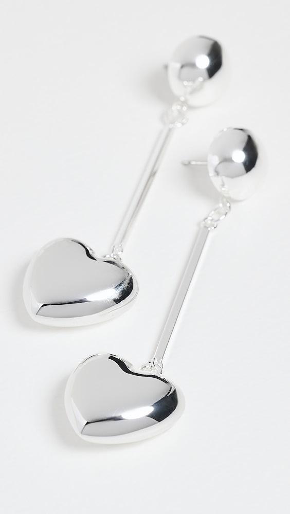 SHASHI Heart Bar Drop Earrings | Shopbop Product Image