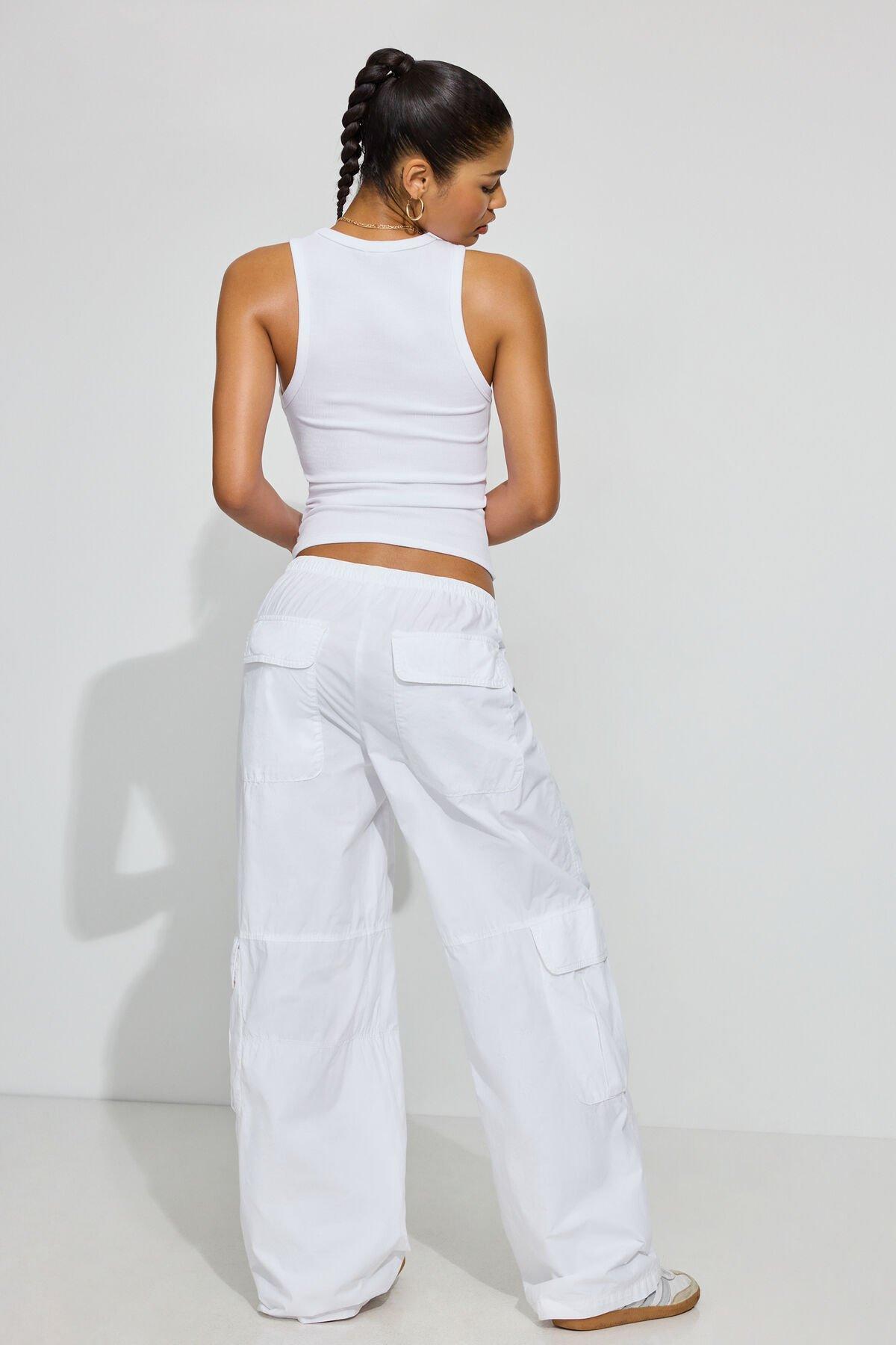 Poplin Extreme Baggy Cargo Pants Product Image