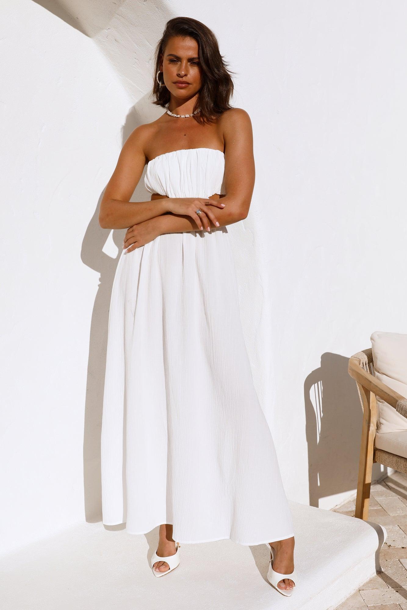 GORG Lover Midi Dress White Product Image