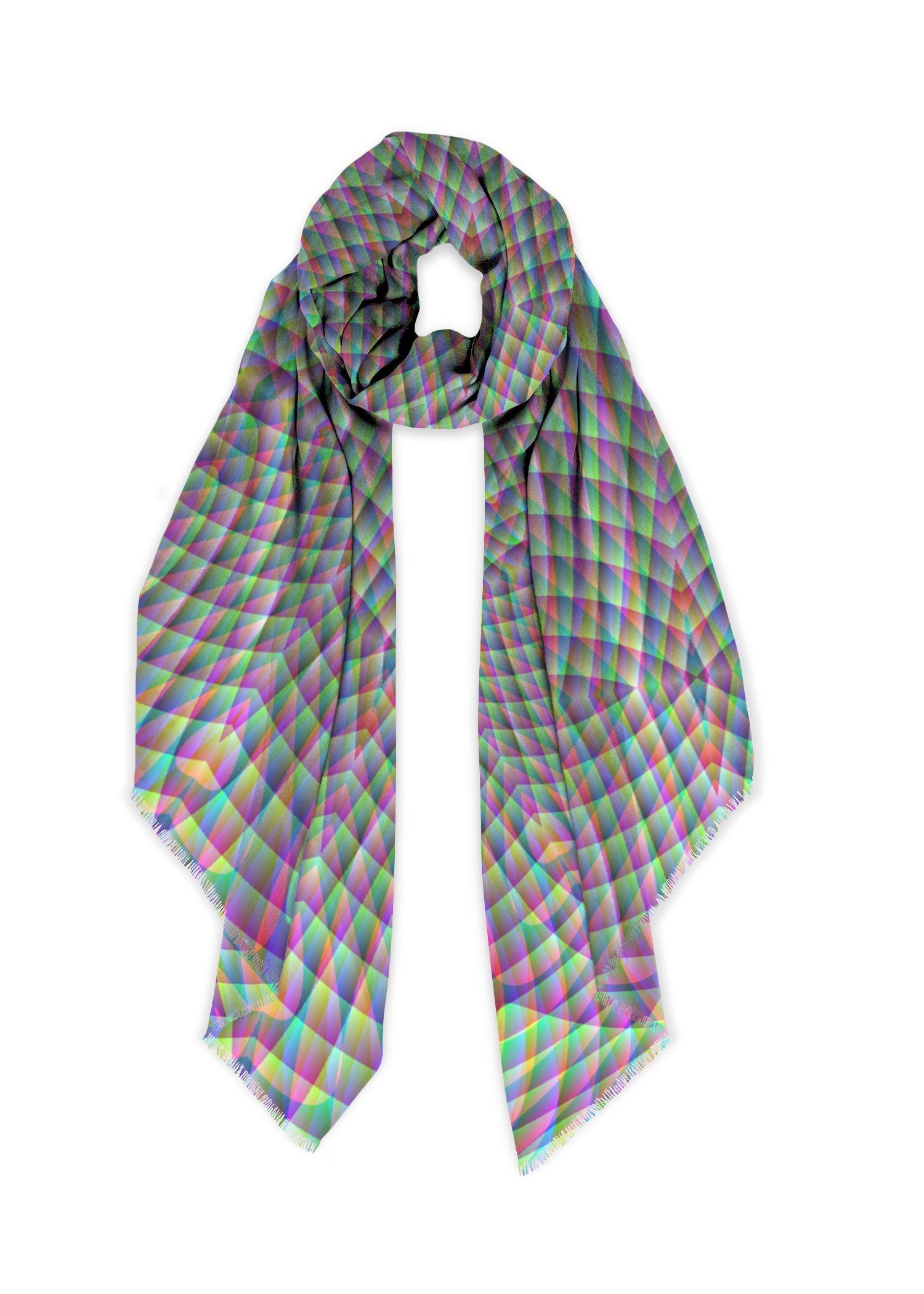 Modal Scarf - Rainbow Mountains by VIDA Original Artist Product Image