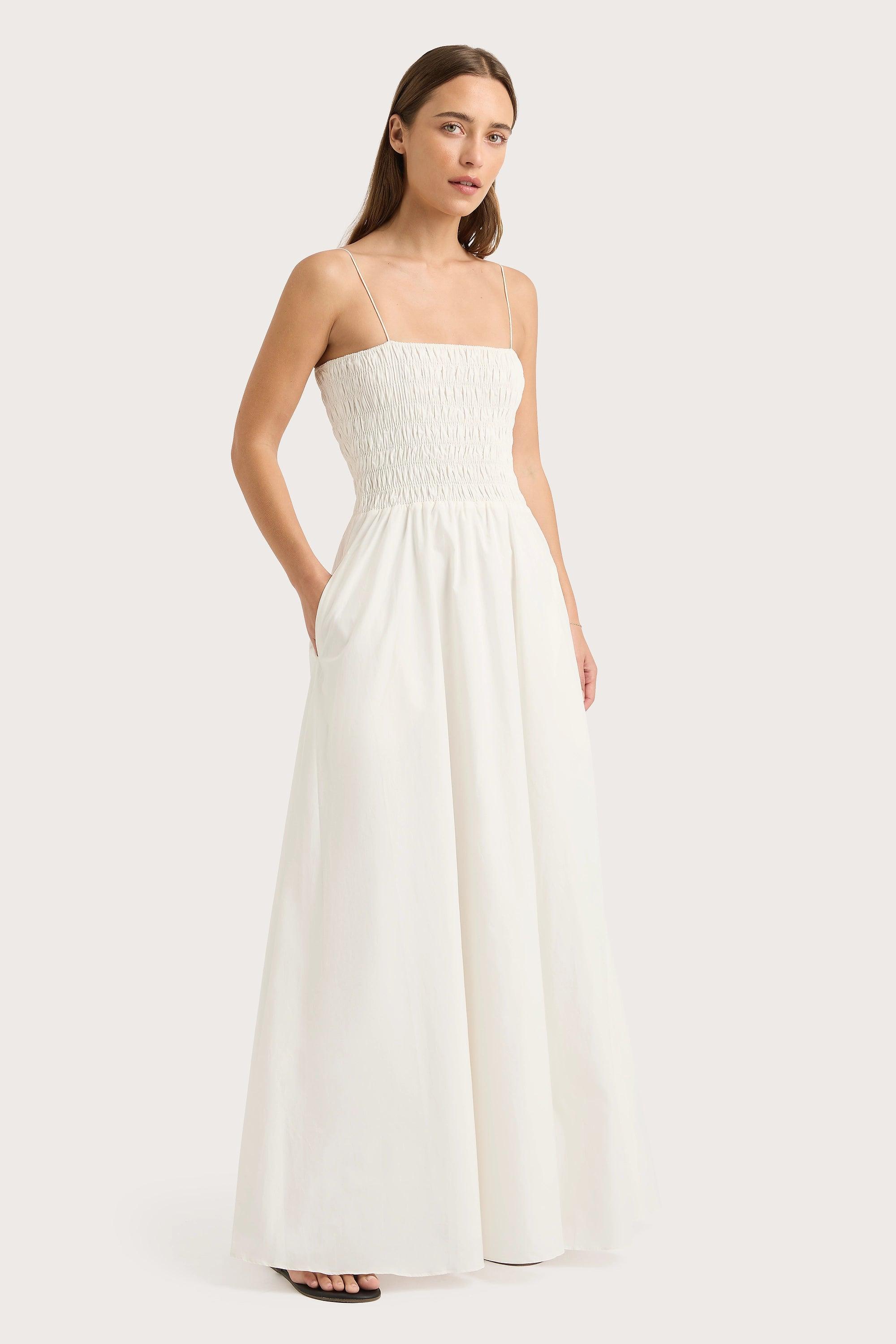 Antoine Maxi Dress White Product Image