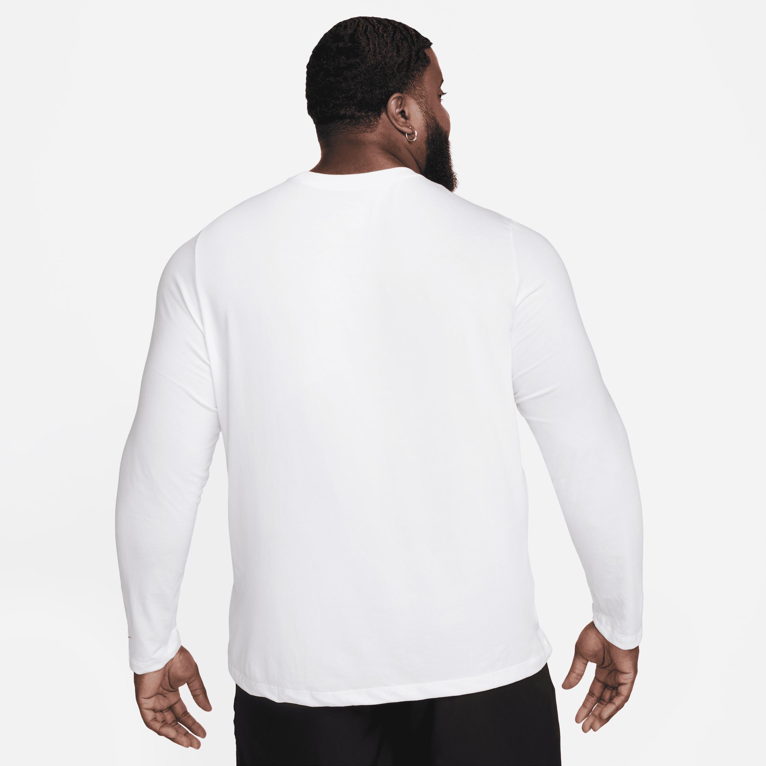 Nike Men's Dri-FIT Long-Sleeve Fitness T-Shirt Product Image