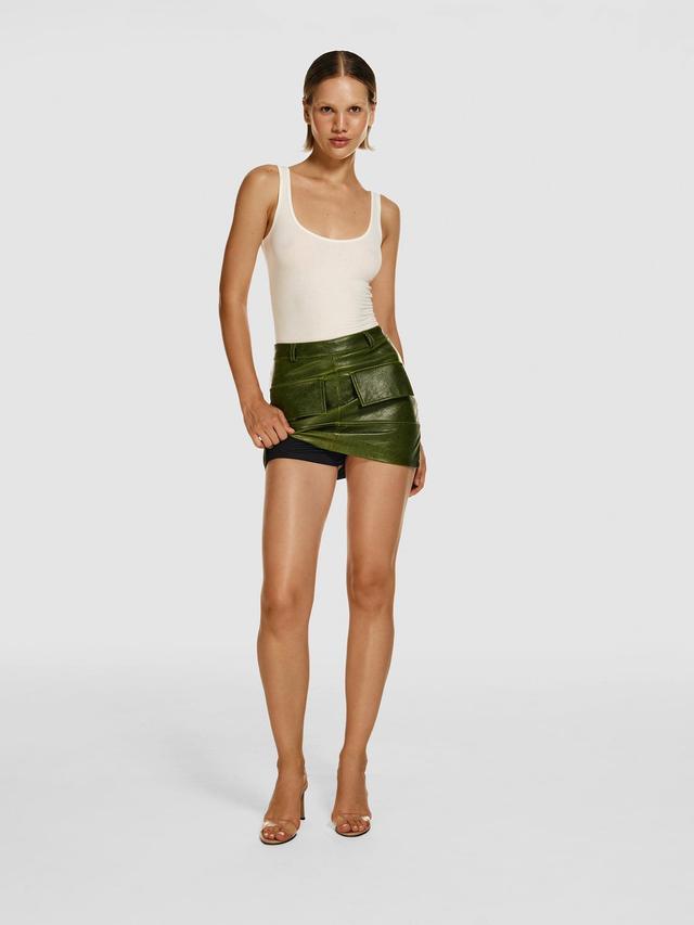 Paneled skort in Peridot Product Image