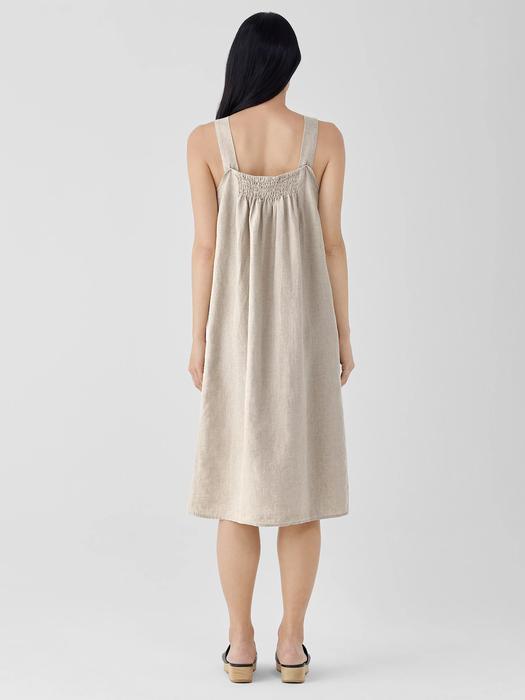 Organic Linen Square Neck Dress Product Image