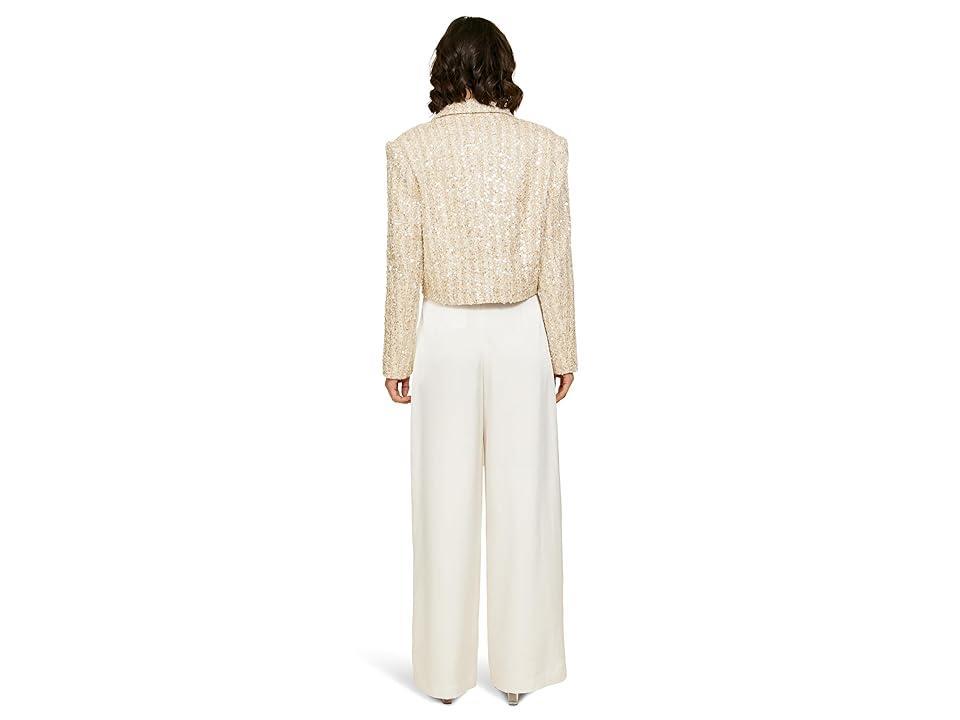 line and dot Pearl Jacket (Ivory) Women's Clothing Product Image