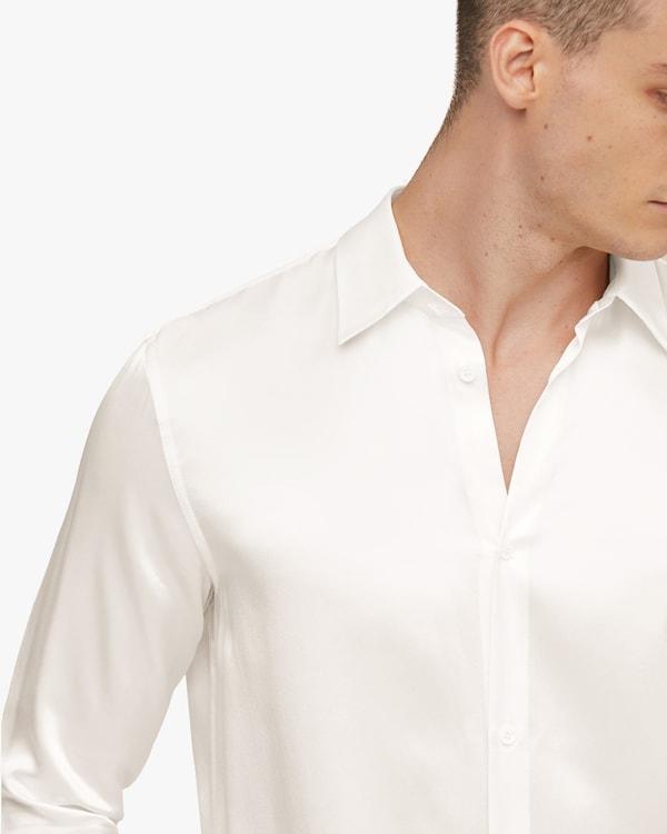 Mulberry Silk Basic Mens Shirt Product Image