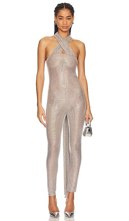 JUMPSUIT MIT PAILLETTEN Product Image