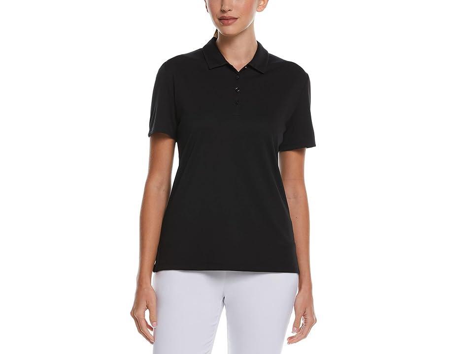 Callaway Short Sleeve Tournament Polo (Caviar) Women's Clothing product image