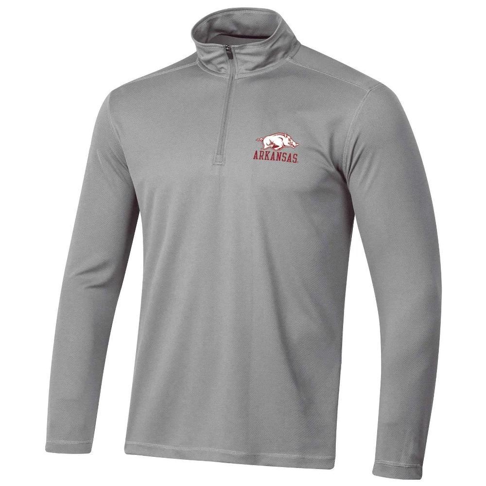 NCAA Arkansas Razorbacks Mens 1/4 Zip Sweatshirt Product Image