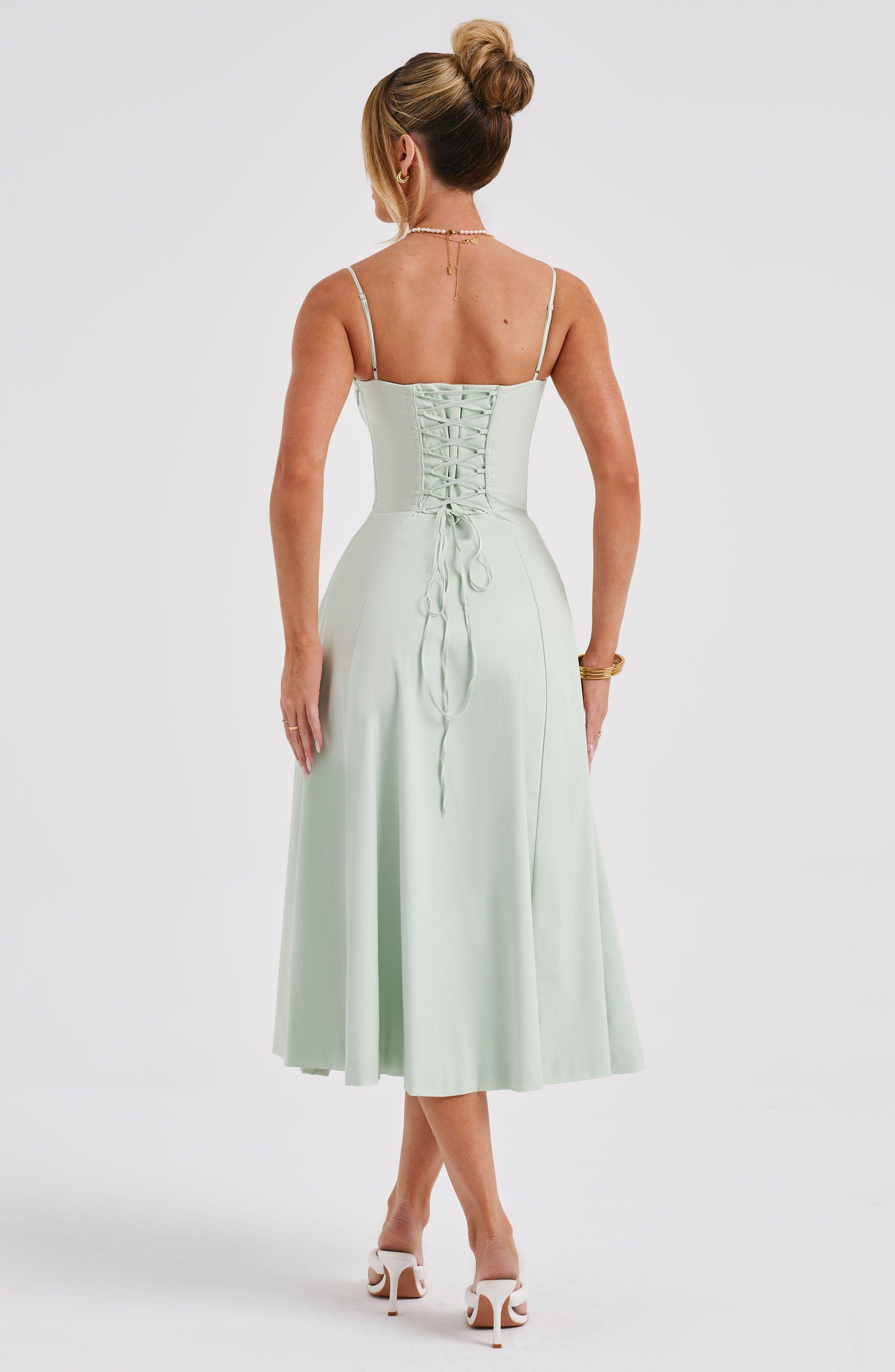 Deanna Midi Dress - Sage Product Image