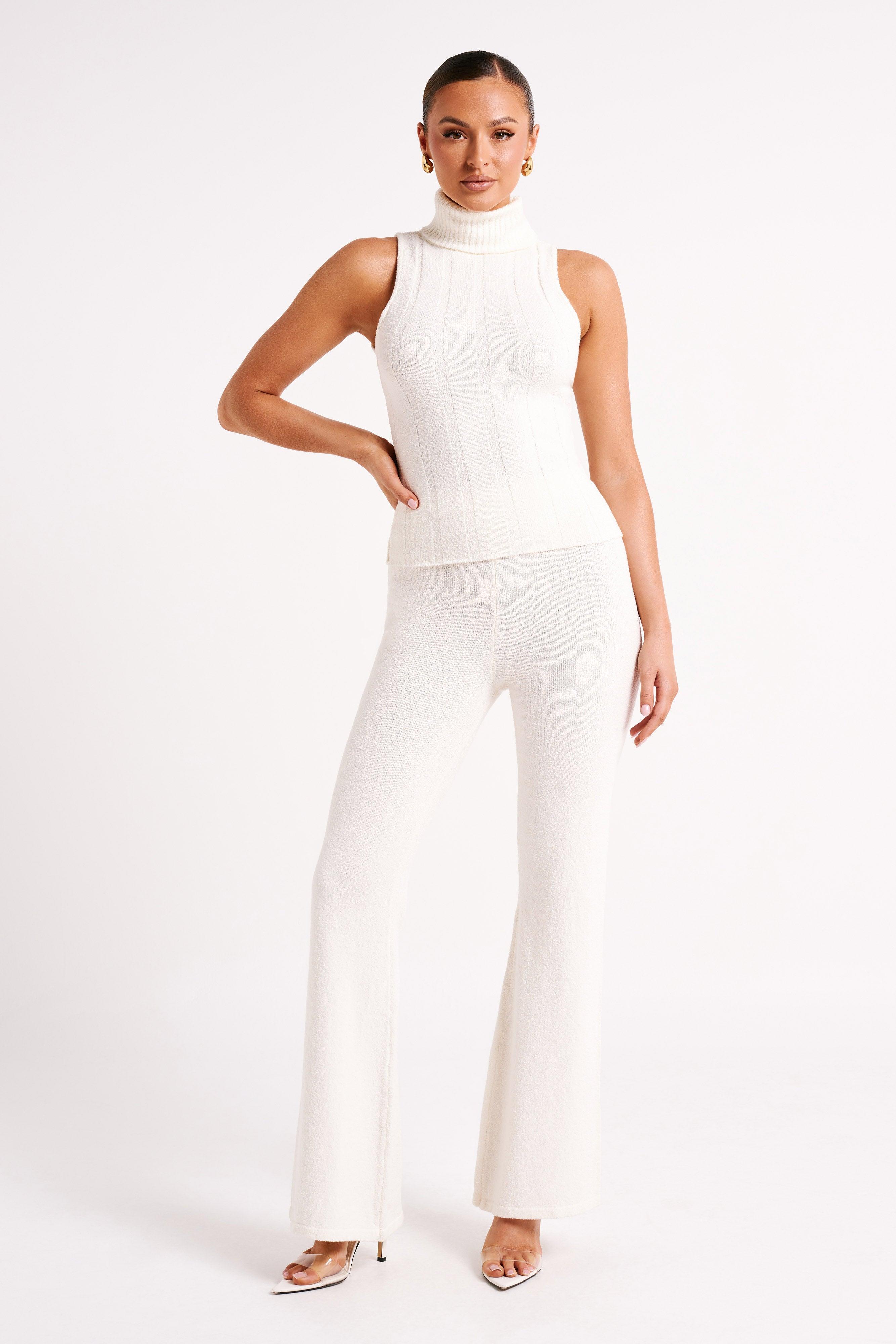 Angelina Knit Pants - Ivory Product Image